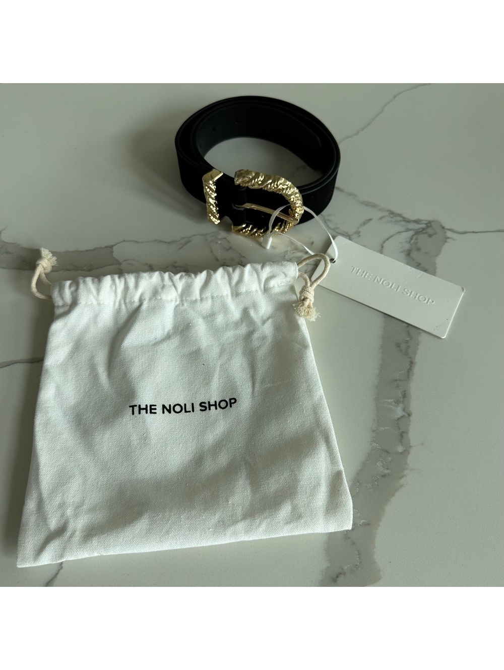 The Noli Shop Samantha Belt - Black NEW M/L